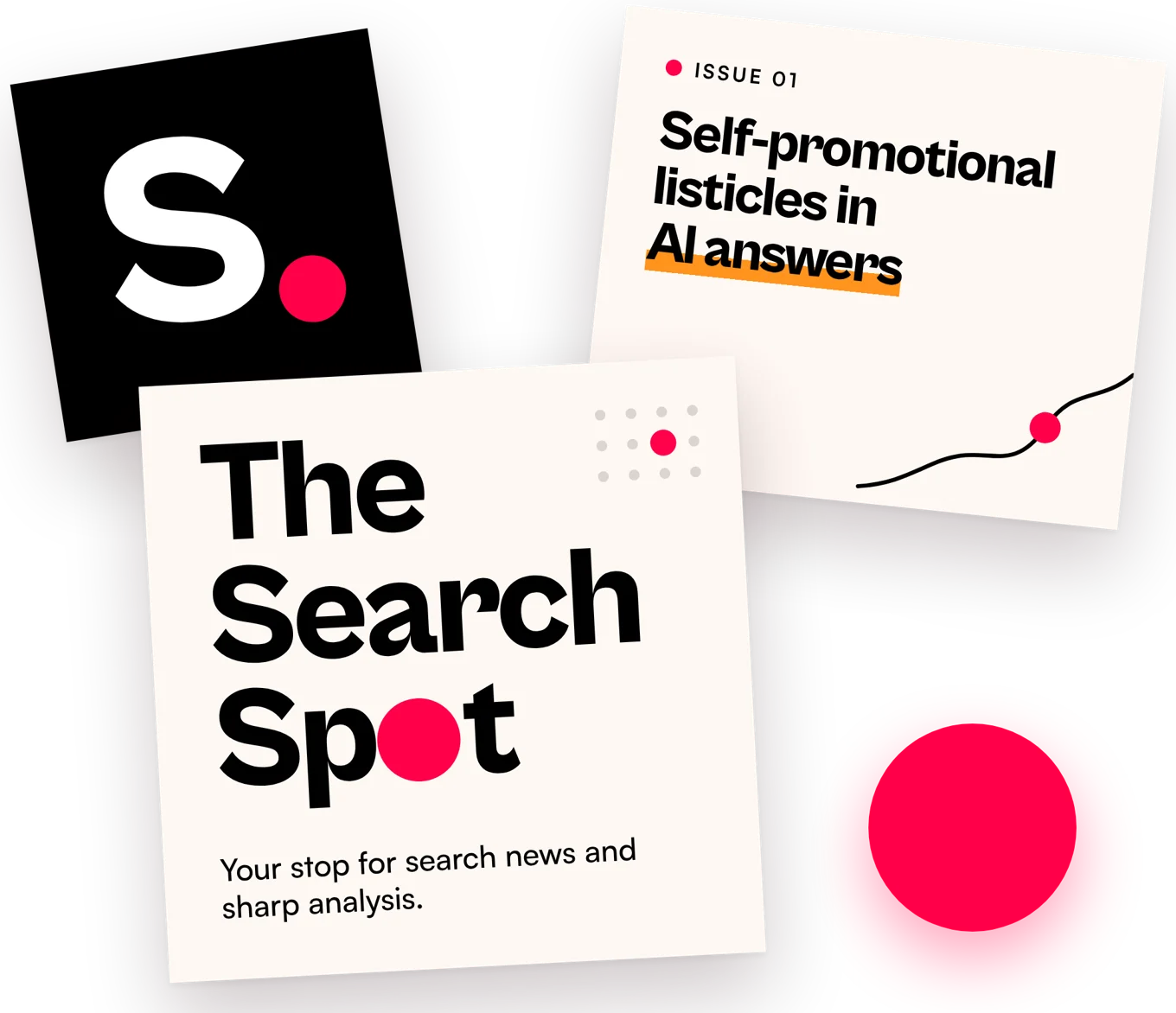 The Search Spot newsletter covers
