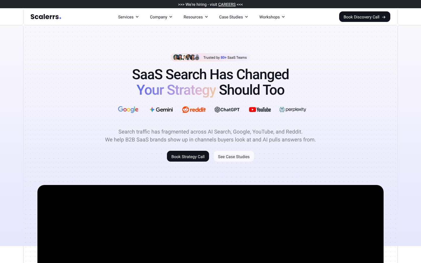Scalerrs homepage
