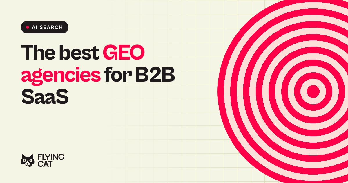 Best GEO agencies for B2B SaaS