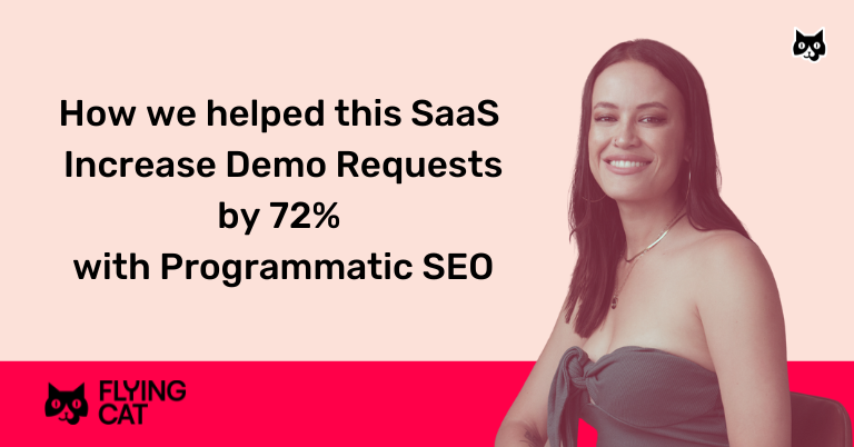 Case study on how we increased demo requests by 72% with programmatic SEO