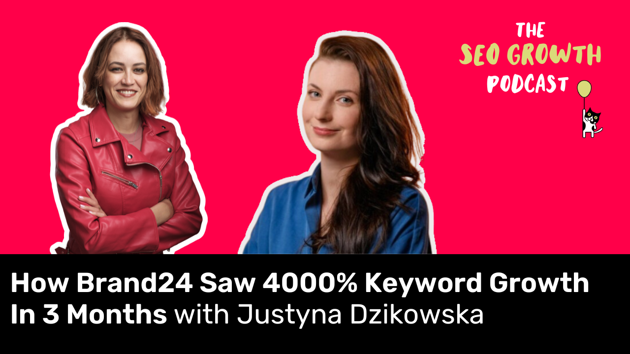 How Brand24 Saw 4000% Keyword Growth In 3 Months with Justyna Dzikowska