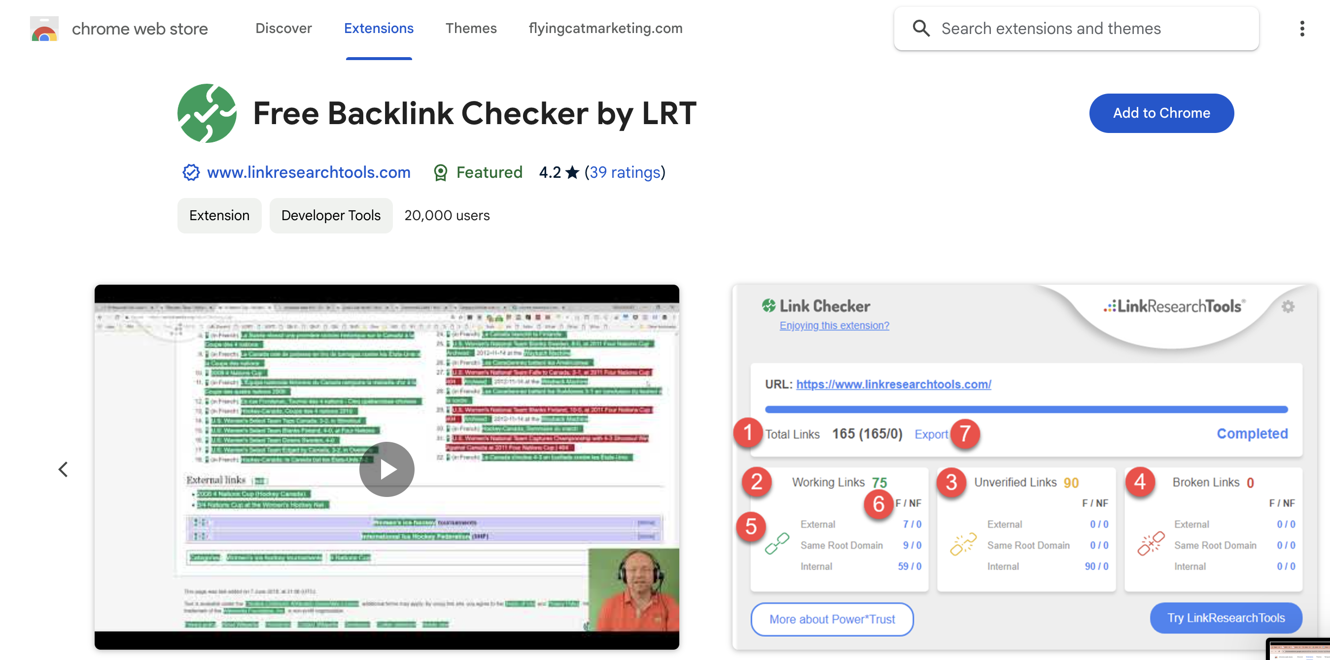 Use a free backlink checker through Google Chrome to detect external broken links