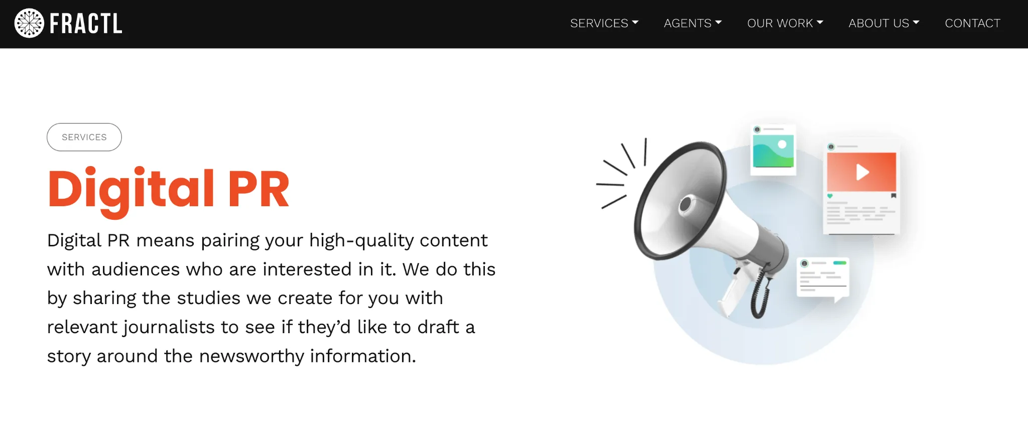 Fractl digital PR services overview