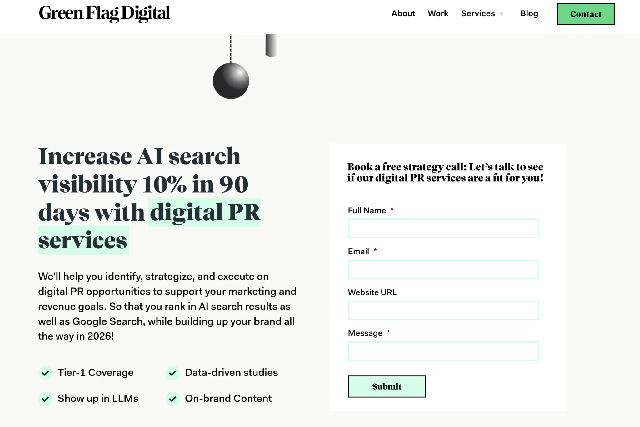 Green Flag Digital AI visibility graphic