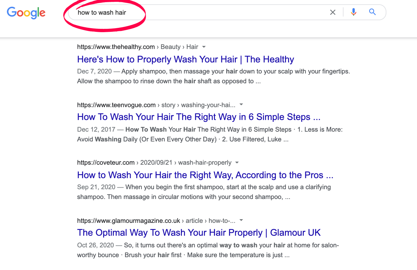 seo best practices search intent